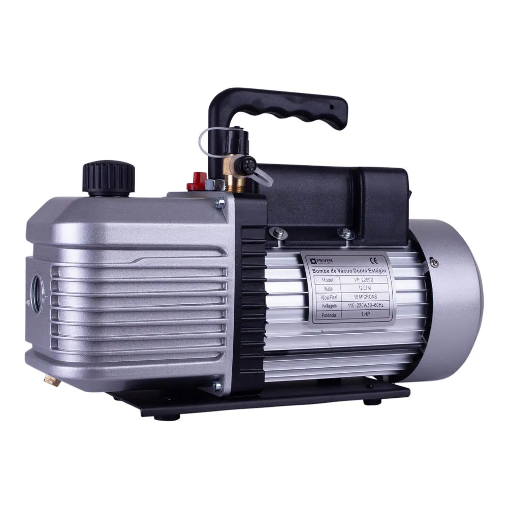 Bomba de Vácuo Smart 12 CFM Duplo Estágio Bivolt com Válvula Ballast - Friven